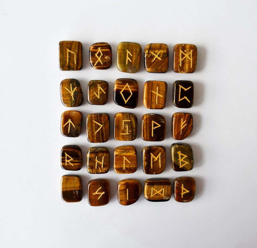 Tiger Eye Rune Set