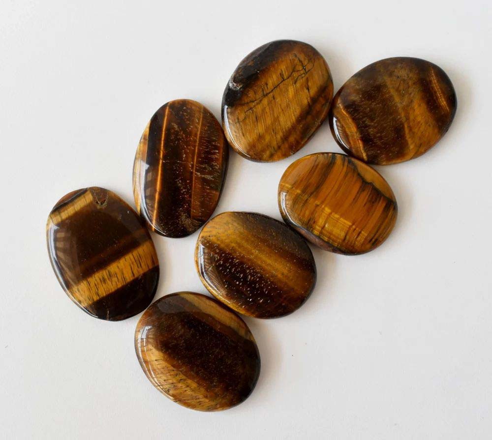 Tiger Eye Worry Stone for Crystal Healing