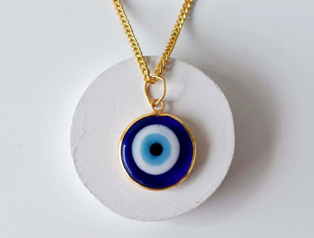 Turkish Evil Eye Pendant Necklace Charm